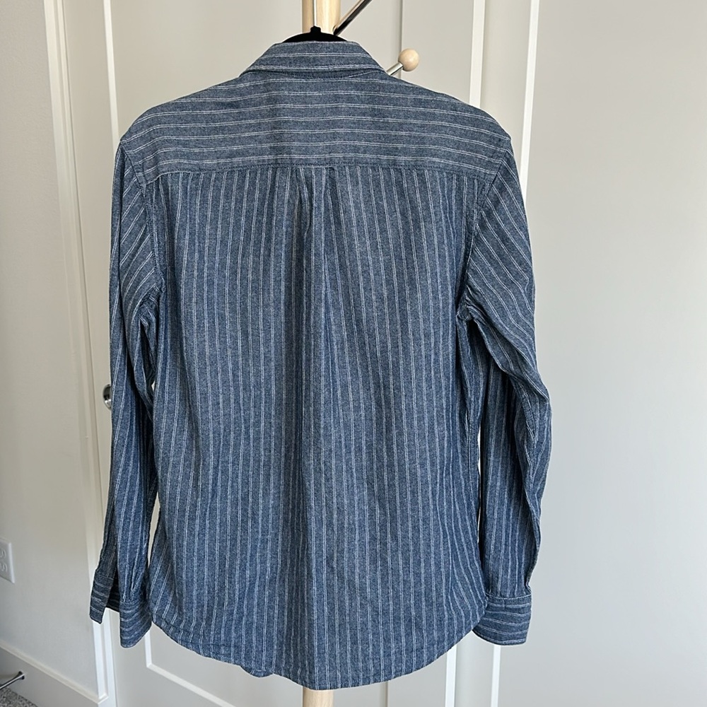 Wallin & Bros. striped denim men’s shirt sz M - Picture 7 of 7